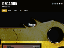 Tablet Screenshot of decadon.com